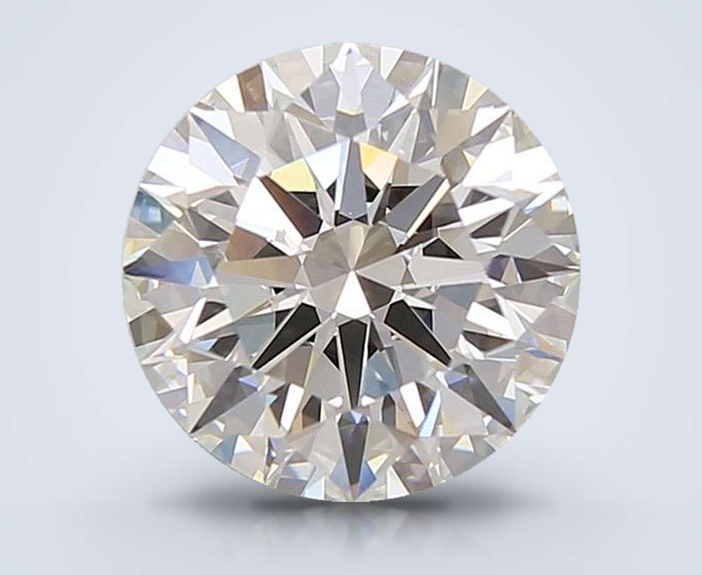 3.02ct E VVS1 Excellent Cut Round Lab Grown Diamond