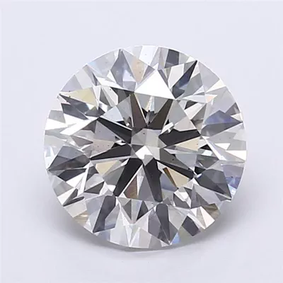 3.42ct G VS2 Rare Carat Ideal Cut Round Lab Grown Diamond