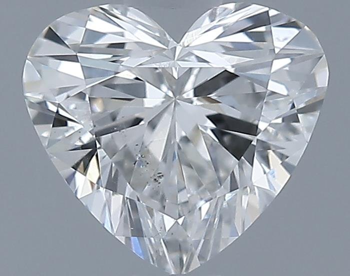 0.74ct F SI2 Rare Carat Ideal Cut Heart Diamond