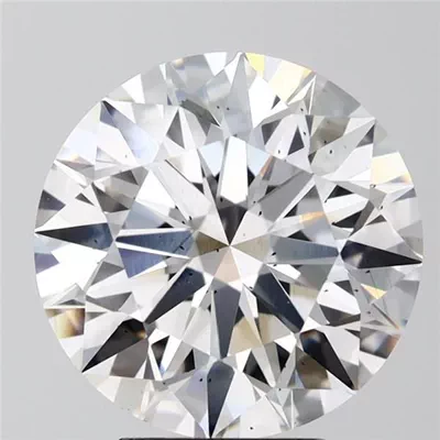 5.03ct F SI1 Rare Carat Ideal Cut Round Lab Grown Diamond