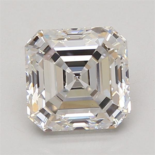 2.09ct E VS1 Rare Carat Ideal Cut Asscher Lab Grown Diamond