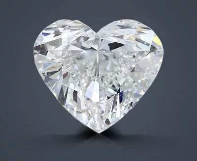 5.01ct F VS2 Excellent Cut Heart Diamond