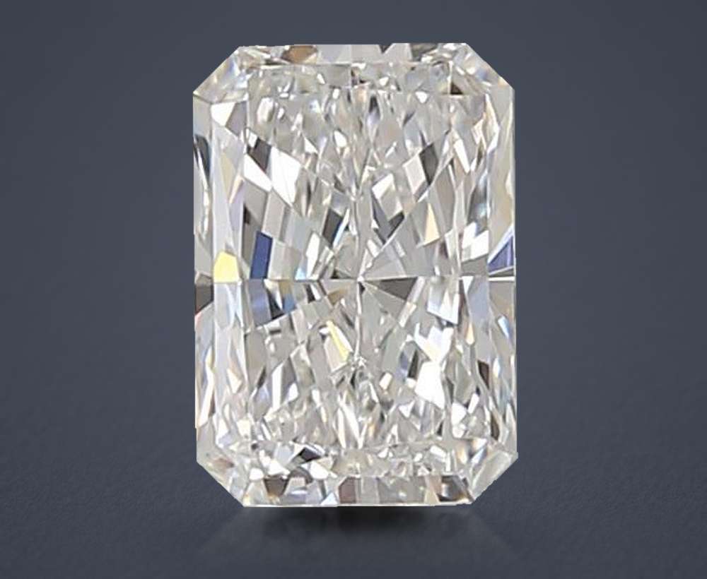 1.10ct E VVS2 Rare Carat Ideal Cut Radiant Lab Grown Diamond