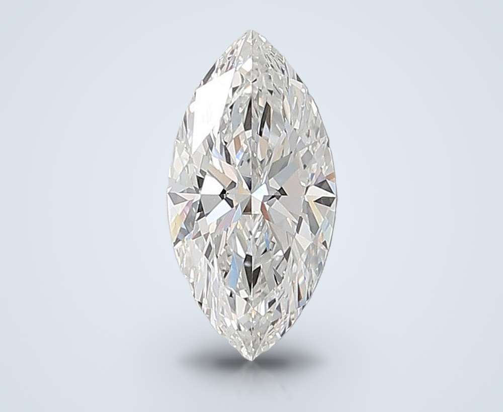 5.03ct F VS1 Rare Carat Ideal Cut Marquise Lab Grown Diamond