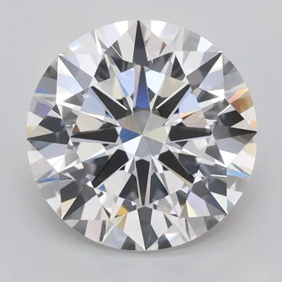 3.01ct F VVS2 Rare Carat Ideal Cut Round Lab Grown Diamond
