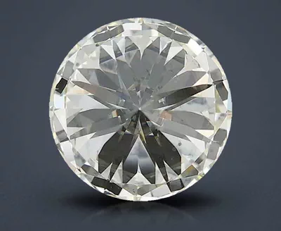 2.59ct K SI1 Rare Carat Ideal Cut Round Diamond