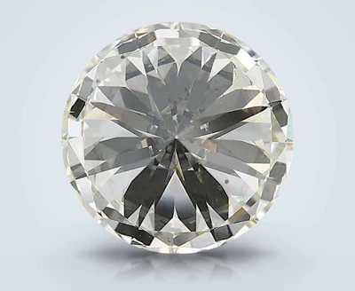 2.59ct K SI1 Rare Carat Ideal Cut Round Diamond