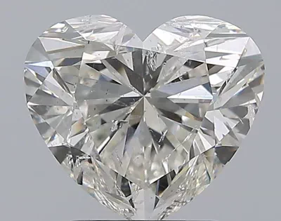 2.71ct H SI2 Rare Carat Ideal Cut Heart Diamond