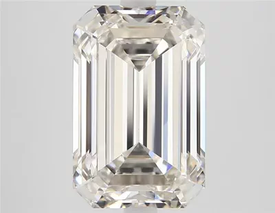 3.77ct J VVS2 Rare Carat Ideal Cut Emerald Diamond