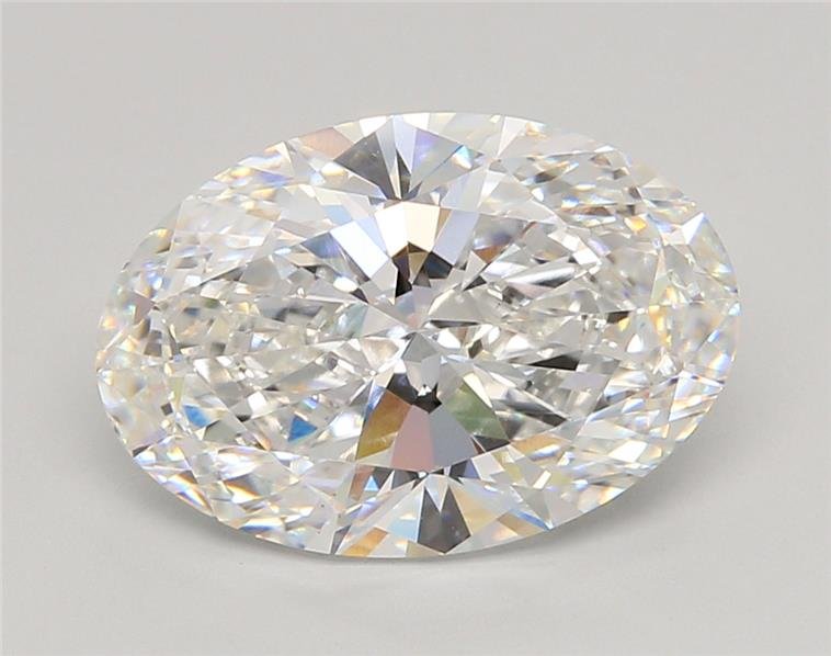 5.02ct E VS1 Rare Carat Ideal Cut Oval Lab Grown Diamond