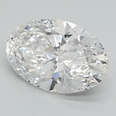 1.61ct E SI1 Rare Carat Ideal Cut Oval Lab Grown Diamond
