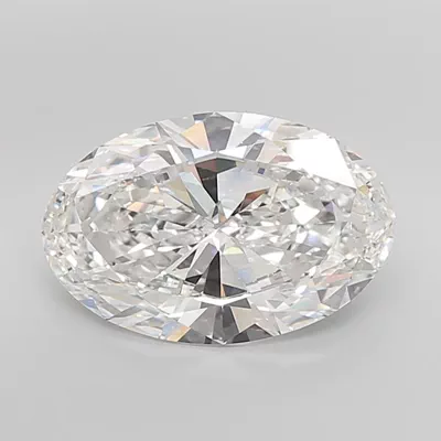 12.09ct F VVS2 Very Good Cut Oval Lab Grown Diamond