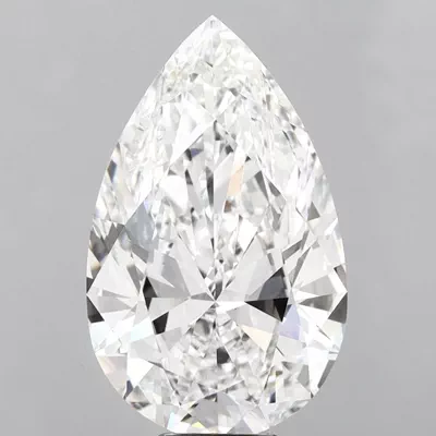 12.02ct E VS1 Rare Carat Ideal Cut Pear Lab Grown Diamond