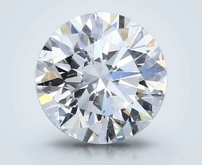 3.05ct I SI1 Rare Carat Ideal Cut Round Diamond