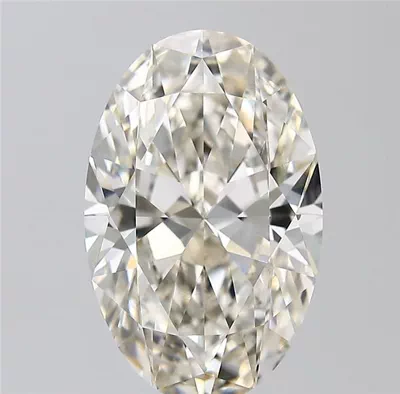 5.01ct J VVS1 Rare Carat Ideal Cut Oval Diamond