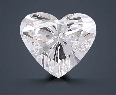 1.57ct E VVS2 Rare Carat Ideal Cut Heart Lab Grown Diamond