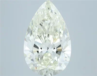4.10ct J SI1 Rare Carat Ideal Cut Pear Diamond