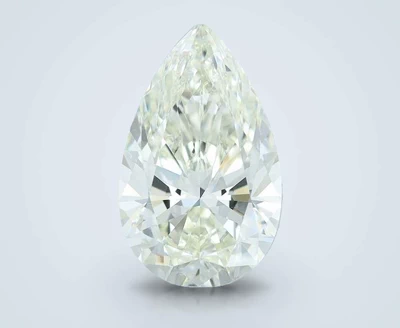 4.10ct J SI1 Rare Carat Ideal Cut Pear Diamond