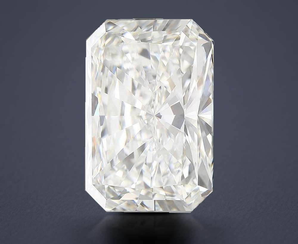 15.09ct F VVS2 Rare Carat Ideal Cut Radiant Lab Grown Diamond