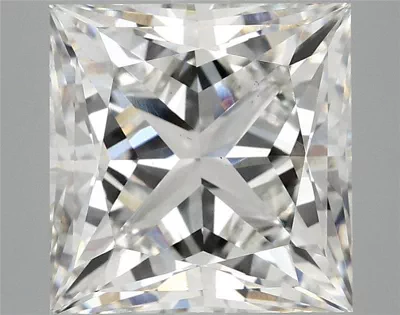 6.08ct G VS1 Rare Carat Ideal Cut Princess Lab Grown Diamond