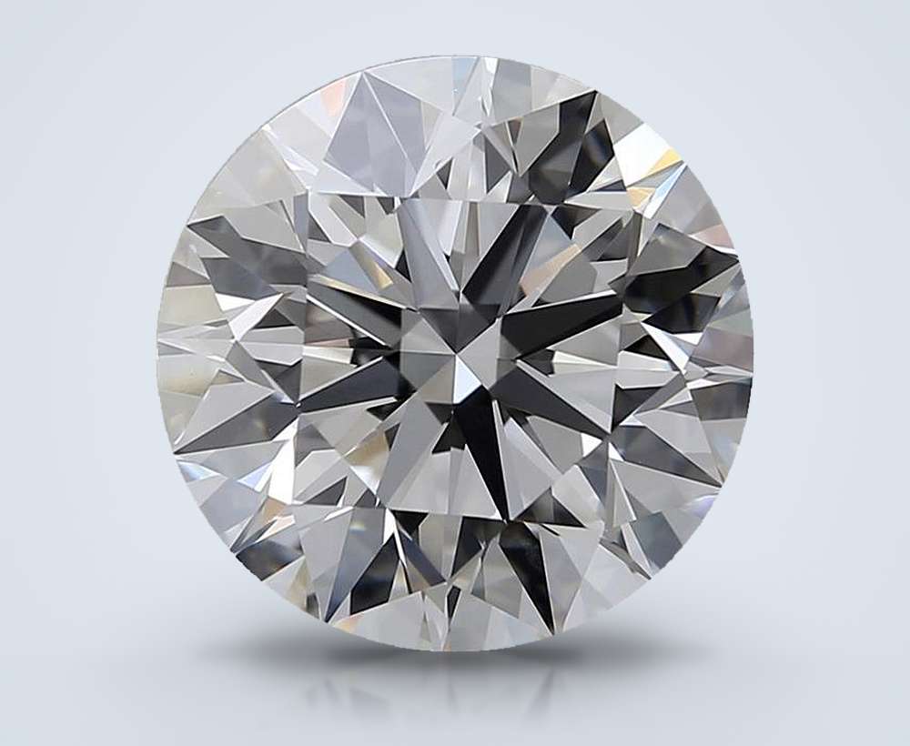 3.57ct G VVS1 Rare Carat Ideal Cut Round Diamond