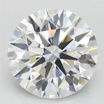 4.10ct D IF Rare Carat Ideal Cut Round Lab Grown Diamond