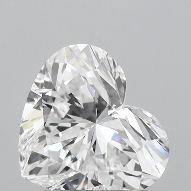 1.12ct D VVS2 Rare Carat Ideal Cut Heart Lab Grown Diamond