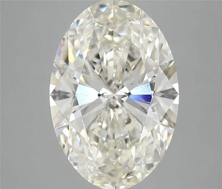 5.01ct I SI2 Rare Carat Ideal Cut Oval Diamond