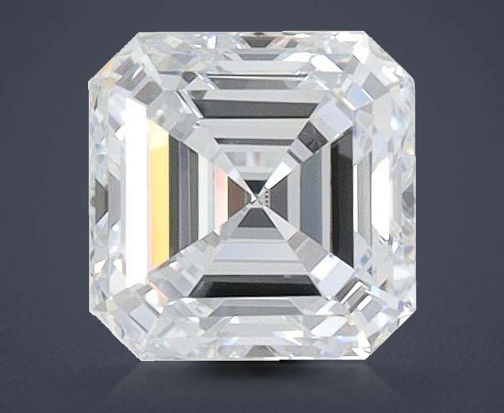 1.01ct E VVS2 Rare Carat Ideal Cut Asscher Lab Grown Diamond