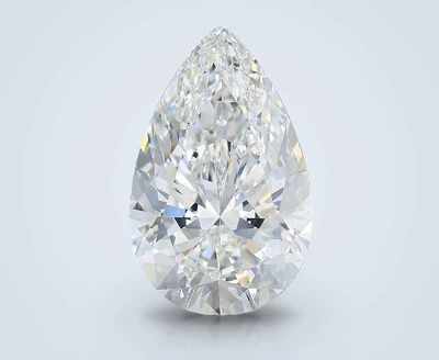 11.52ct F VS1 Rare Carat Ideal Cut Pear Lab Grown Diamond