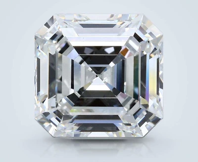 12.31ct G VS1 Rare Carat Ideal Cut Asscher Diamond