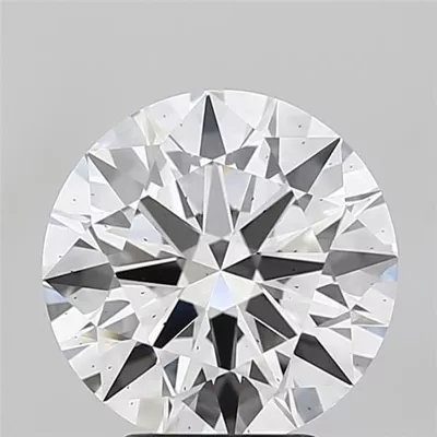 3.52ct D SI1 Rare Carat Ideal Cut Round Lab Grown Diamond