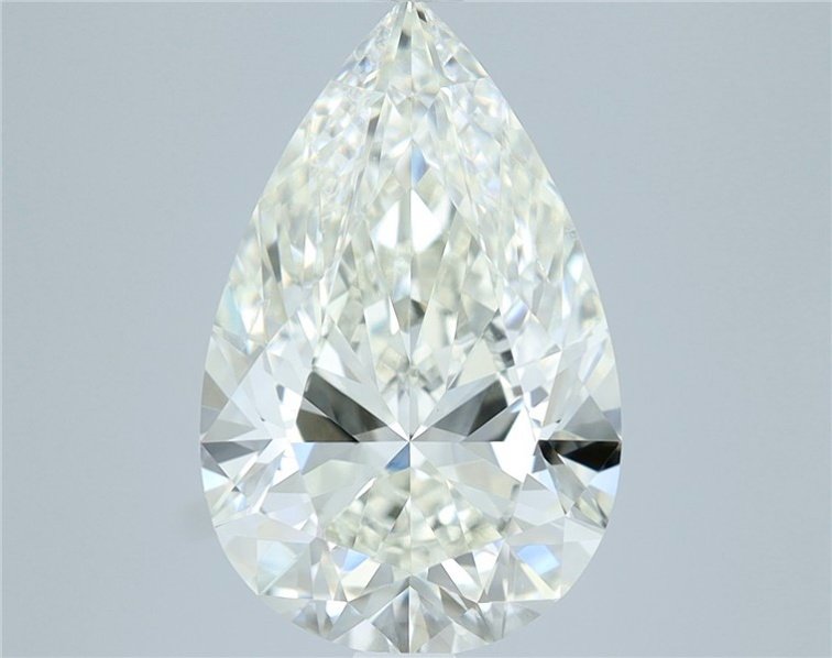 3.82ct I VS2 Rare Carat Ideal Cut Pear Diamond
