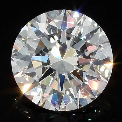 4.16ct F VS2 Rare Carat Ideal Cut Round Diamond
