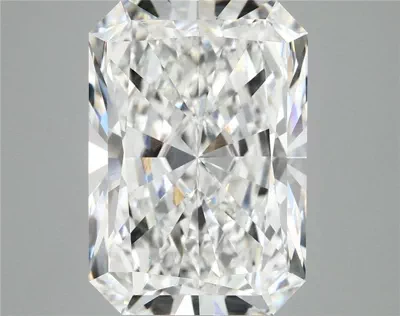 8.39ct F VVS2 Rare Carat Ideal Cut Radiant Lab Grown Diamond