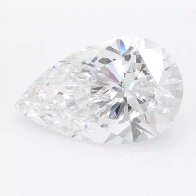 2.34ct D VVS1 Rare Carat Ideal Cut Pear Lab Grown Diamond