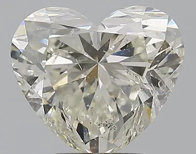 3.01ct I SI2 Rare Carat Ideal Cut Heart Diamond