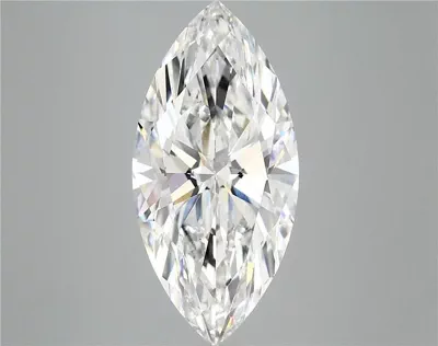5.10ct F VS2 Rare Carat Ideal Cut Marquise Lab Grown Diamond