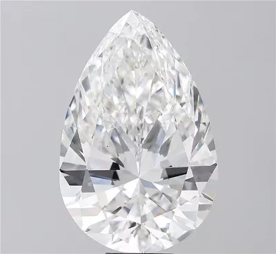 14.03ct F VS1 Rare Carat Ideal Cut Pear Lab Grown Diamond
