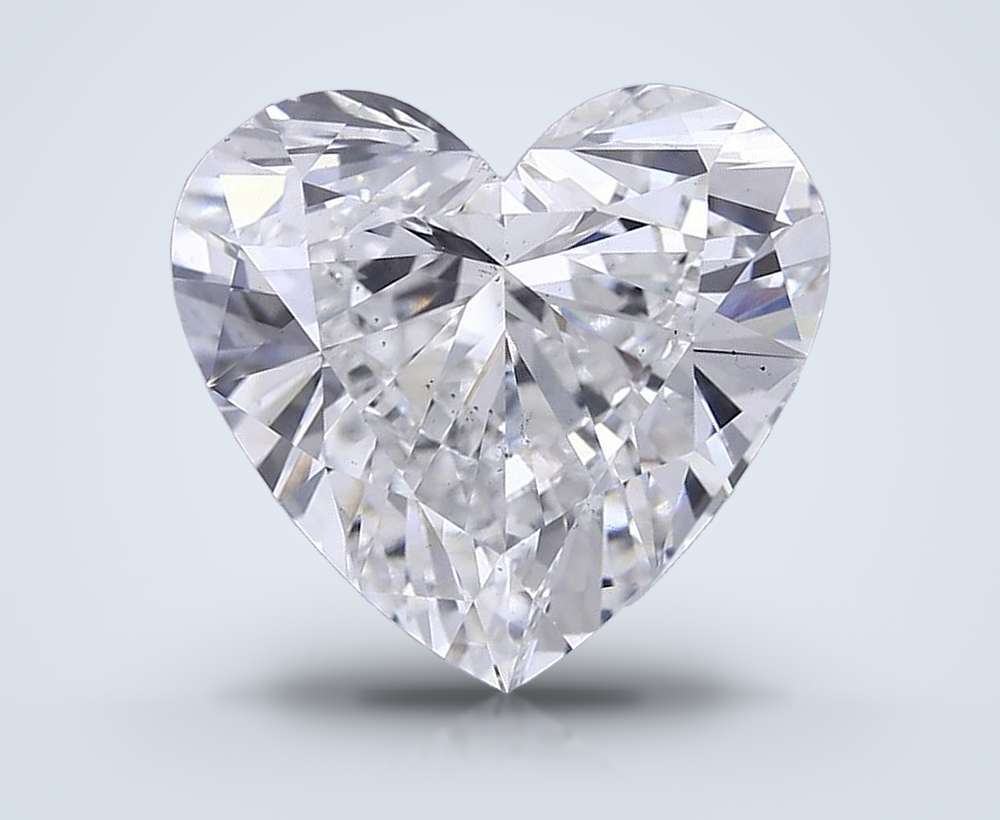8.01ct E VS2 Rare Carat Ideal Cut Heart Lab Grown Diamond