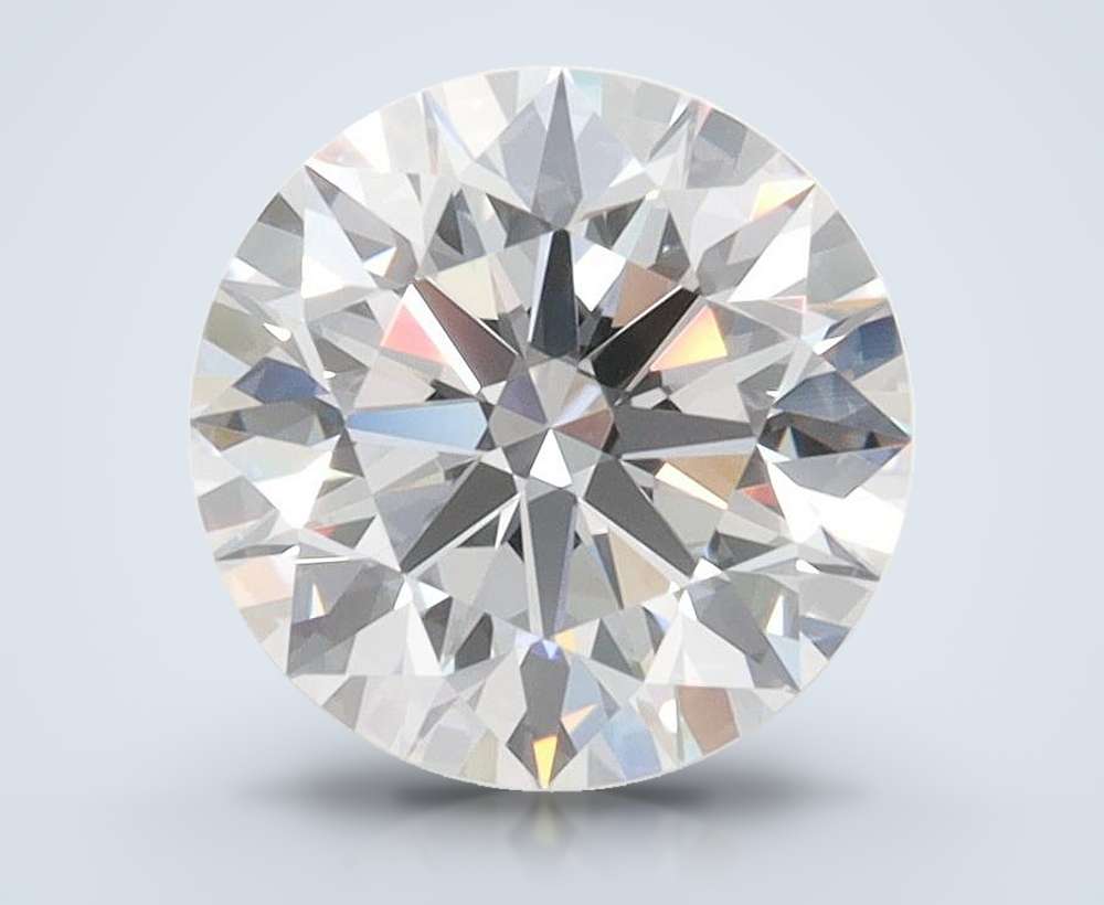 1.57ct D VVS2 Rare Carat Ideal Cut Round Lab Grown Diamond