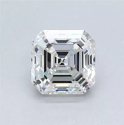 1.01ct H VVS2 Very Good Cut Asscher Diamond