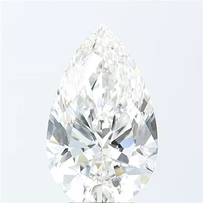 5.11ct G VS2 Rare Carat Ideal Cut Pear Lab Grown Diamond