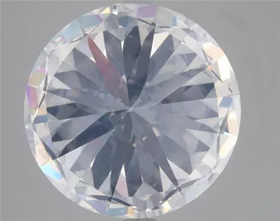 6.16ct D SI1 Rare Carat Ideal Cut Round Diamond