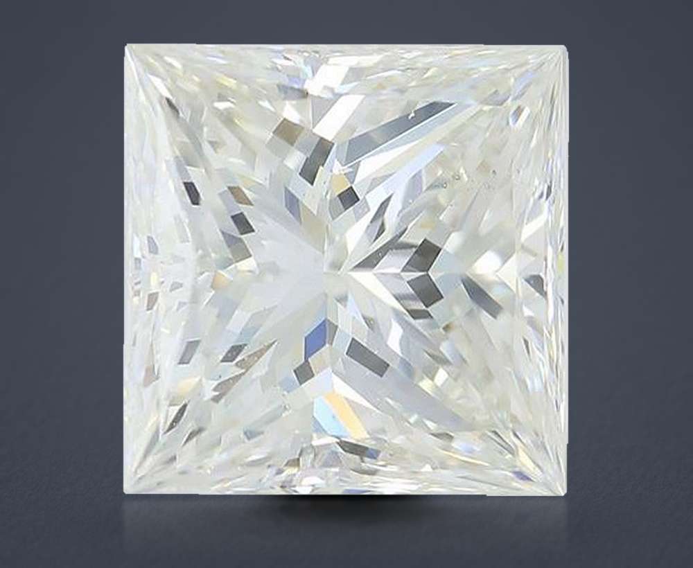 5.00ct I VS2 Rare Carat Ideal Cut Princess Diamond