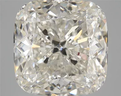 7.01ct H VS1 Rare Carat Ideal Cut Cushion Lab Grown Diamond