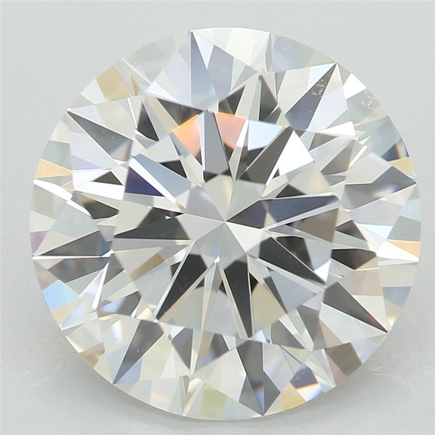 4.56ct E VVS2 Rare Carat Ideal Cut Round Lab Grown Diamond