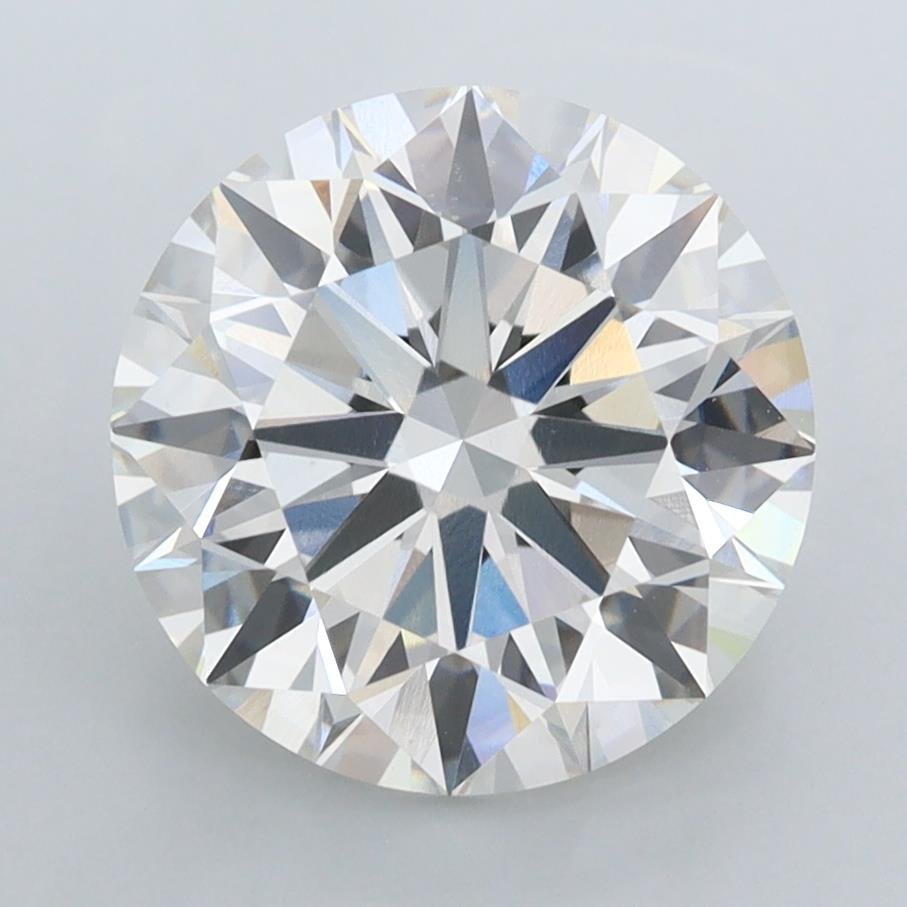 3.52ct F VVS2 Rare Carat Ideal Cut Round Lab Grown Diamond