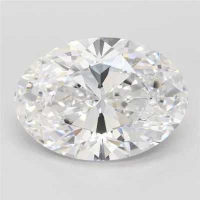 4.18ct D VVS1 Rare Carat Ideal Cut Oval Lab Grown Diamond
