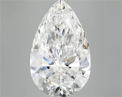 12.05ct E VVS2 Rare Carat Ideal Cut Pear Lab Grown Diamond